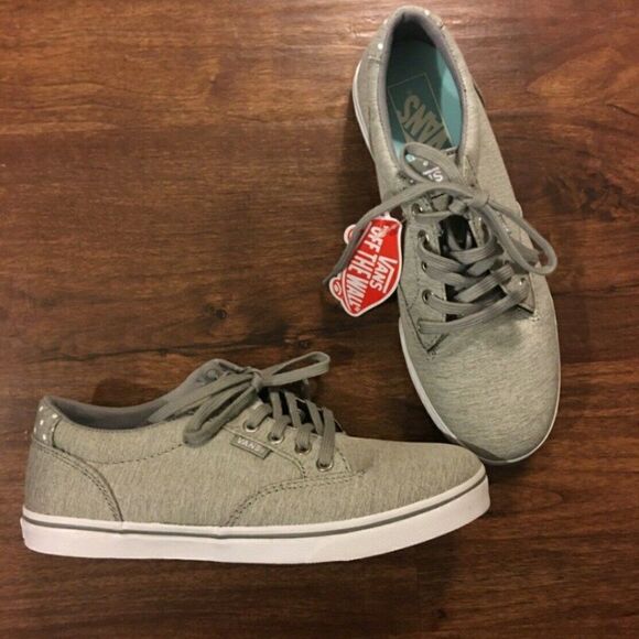 Vans Winston Low Midgray White Sneaker Shoes SZ 6 - Picture 1 of 4